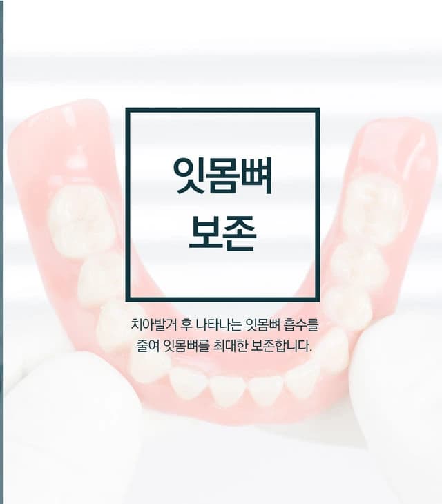 잇몸뼈 보존